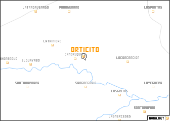 map of Orticito