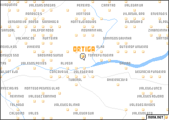 map of Ortiga