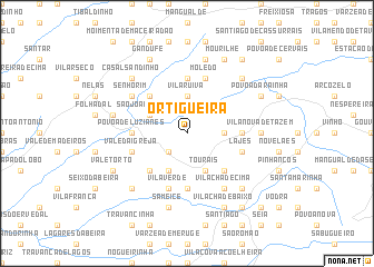 map of Ortigueira