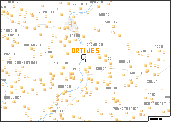 map of Ortijes