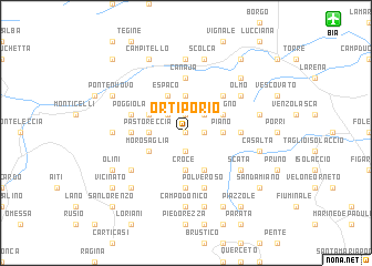 map of Ortiporio