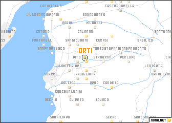 map of Orti