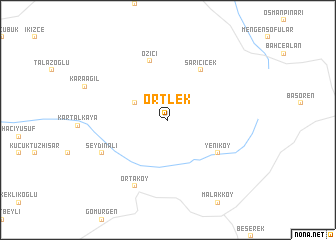 map of Örtlek