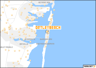 map of Ortley Beach