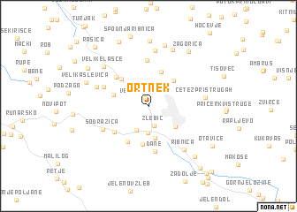 map of Ortnek