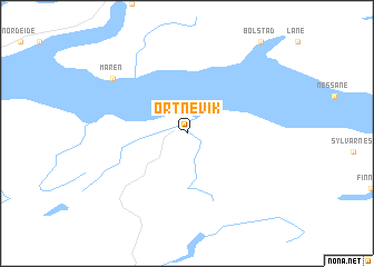 map of Ortnevik