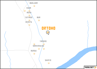 map of Ortoho