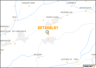 map of Orto-Malay