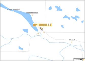 map of Ortonville