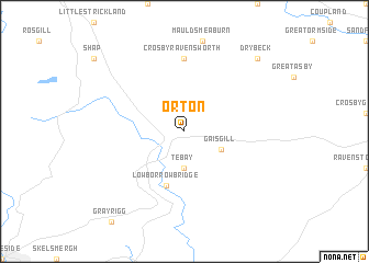 map of Orton