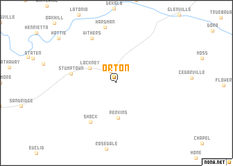 map of Orton