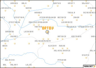 map of Ortov