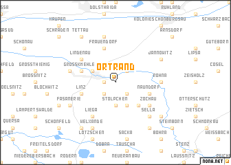 map of Ortrand