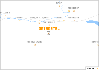 map of Ortsas-Yel\