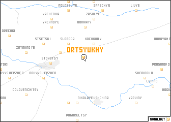 map of Ortsyukhy