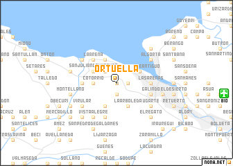 map of Ortuella