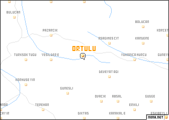 map of Örtülü