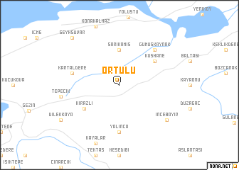 map of Örtülü