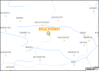 map of Oruçpınarı