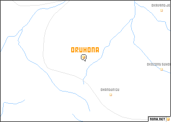 map of Oruhona