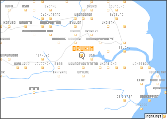 map of Orukim