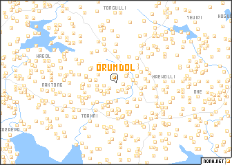 map of Ŏrŭmdol