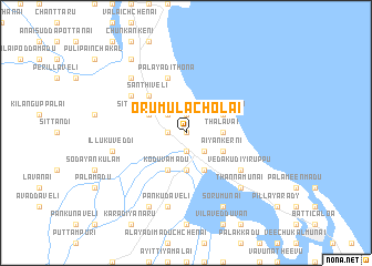 map of Orumulacholai