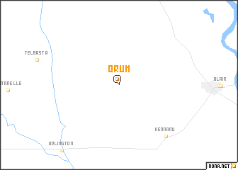 map of Orum