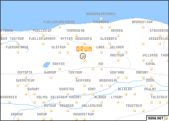 map of Ørum