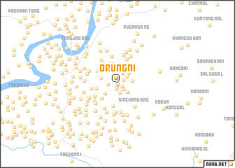 map of Orŭng-ni