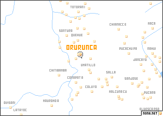 map of Orurunca