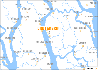 map of Orutemekiri