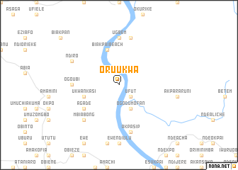 map of Oru Ukwa