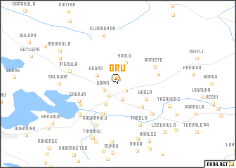 map of Oru