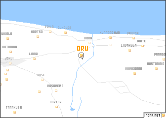map of Oru