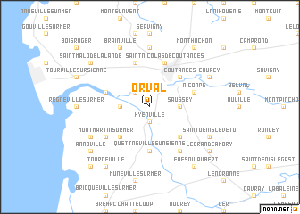map of Orval
