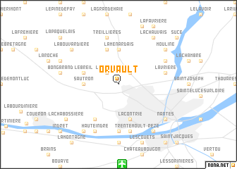 map of Orvault