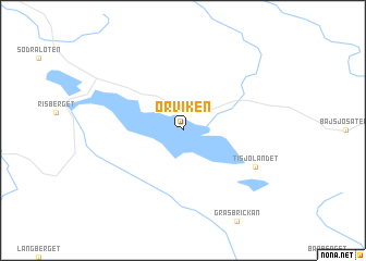 map of Örviken