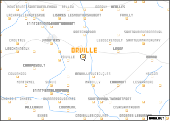 map of Orville