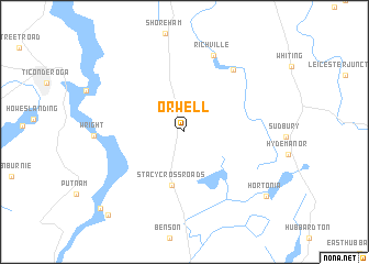 map of Orwell