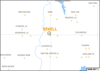 map of Orwell