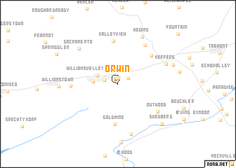 map of Orwin