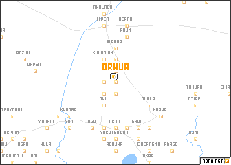 map of Orwua