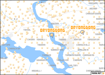 map of Oryong-dong