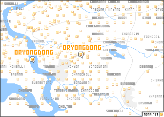 map of Oryong-dong