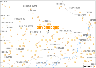 map of Oryong-dong