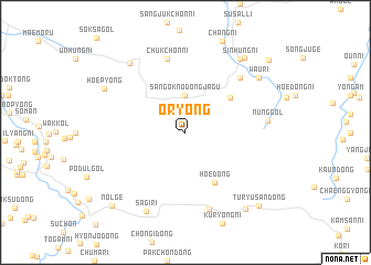 map of Ŏryong