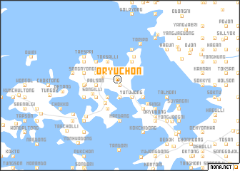 map of Oryu-ch\