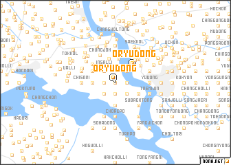 map of Oryu-dong