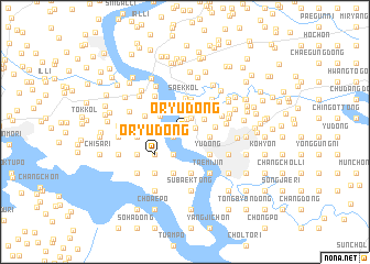 map of Oryu-dong